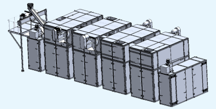 FDRD Double deck steam drier